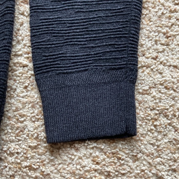 Smartwool Men’s Brookline Crew Black Wool Textured Sweater L - Picture 4 of 11